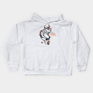 Stay cool, with a cool bear Kids Hoodie